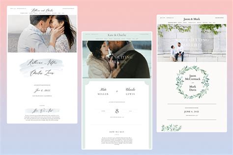 zola wedding website